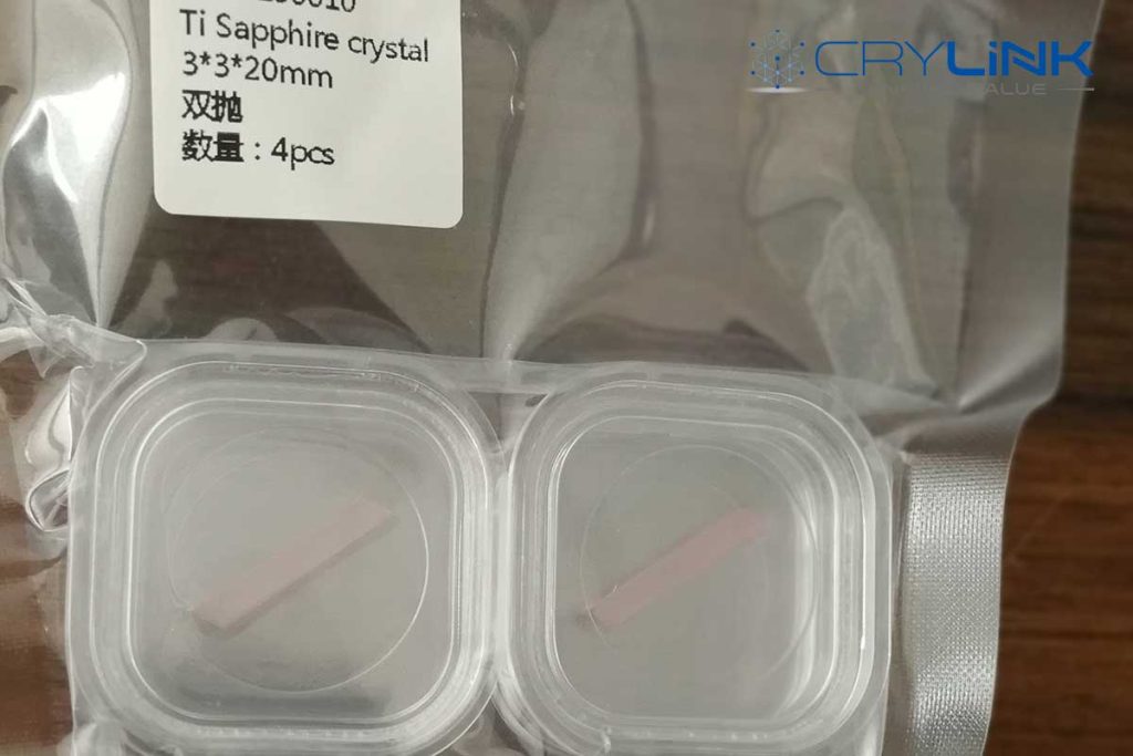 Ti Sapphire Crystal 3×3×20 mm