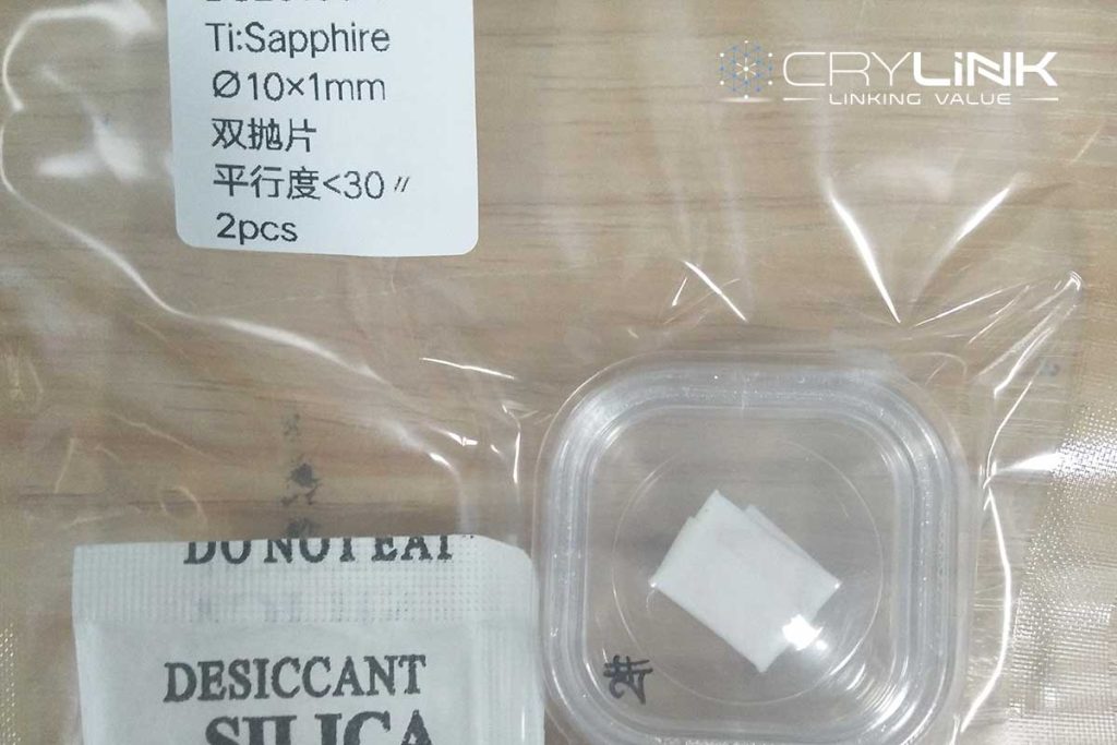 Ti Sapphire Crystal Φ10×1