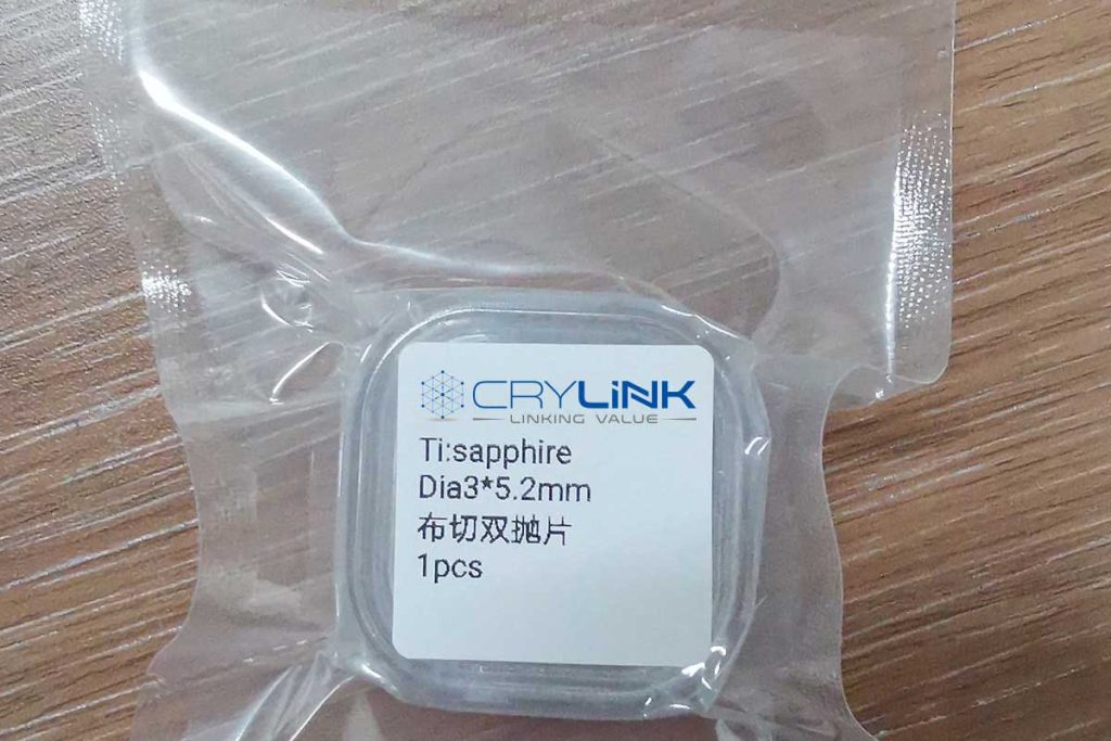 Ti-sapphire-Φ3x5.2mm